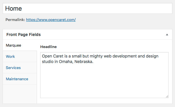 Omaha WordPress and Concrete5 Content Management System